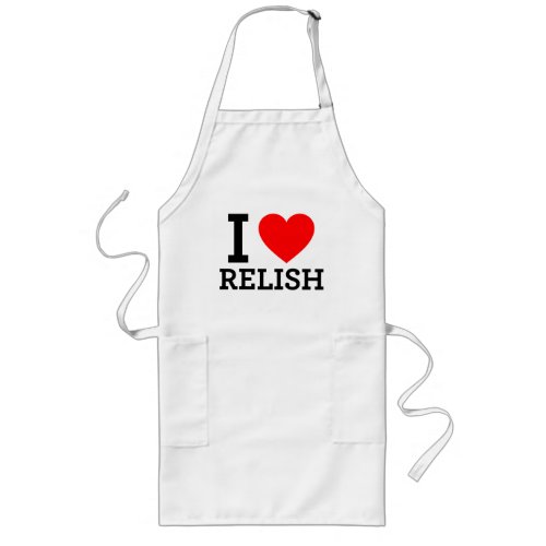 I Love Relish Long Apron