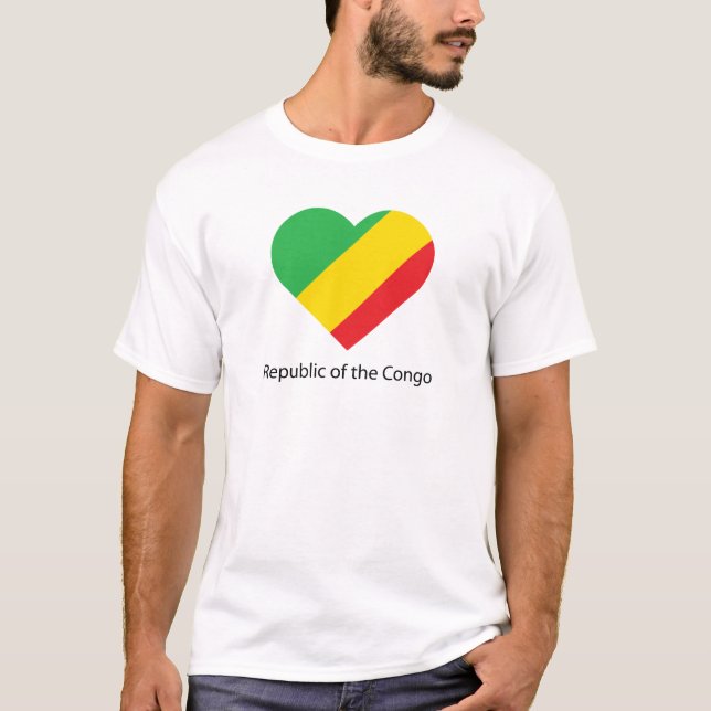 I Love Republic of The Congo T-Shirt (Front)