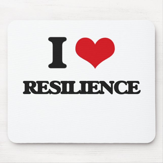 I Love Resilience Mouse Pad (Front)