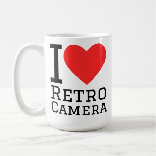 I love retro camera coffee mug