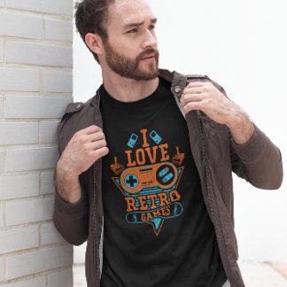 I Love Retro Games - Video Game T-Shirt