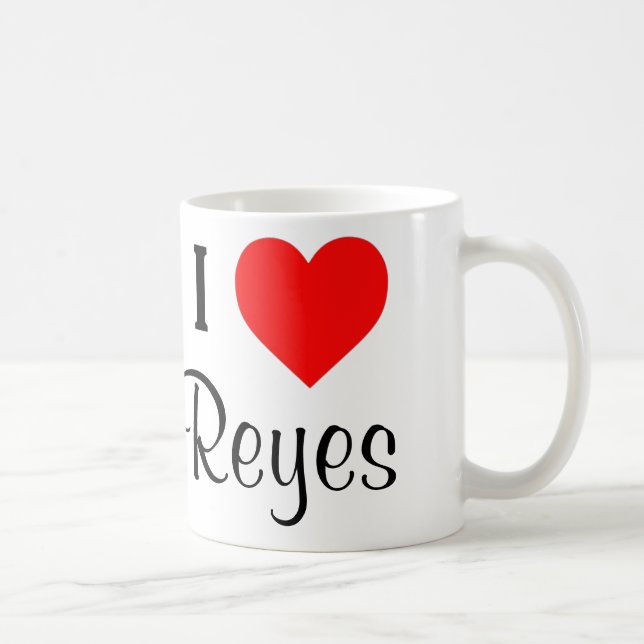 I Love Reyes Mug (Right)