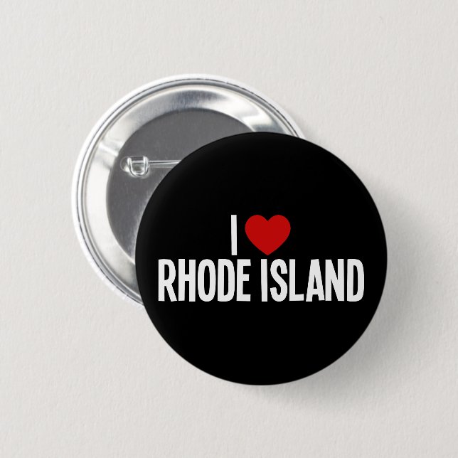 I Love Rhode Island • I Heart Rhode Island Round Button (Front & Back)