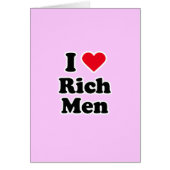 I love rich men (Front)