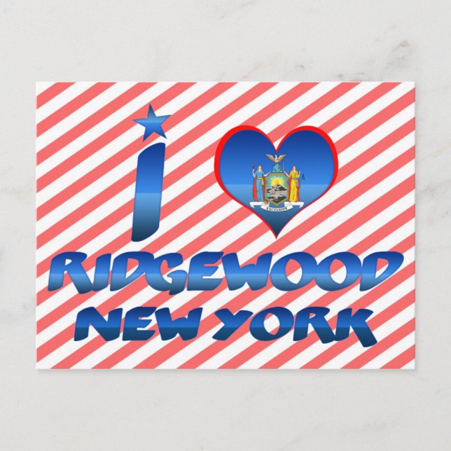 I love Ridgewood, New York Postcard (Front)