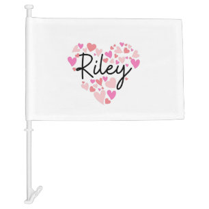 I love Riley Car Flag