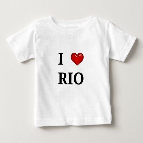 I love Rio Baby T_Shirt
