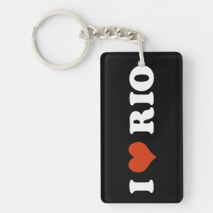 I Love Rio Keychain