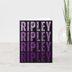 I Love Ripley D Name Ripley Vintage Card