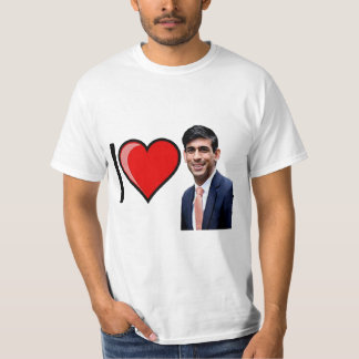 I Love Rishi Sunak T-Shirt