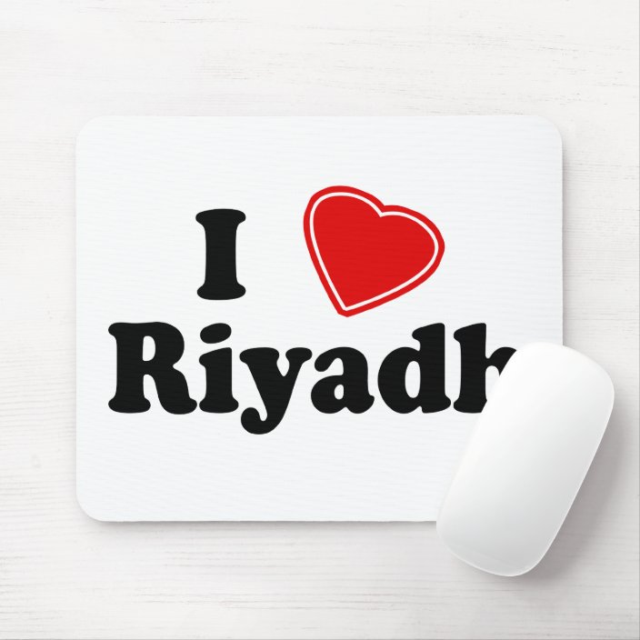 I Love Riyadh Mouse Pad