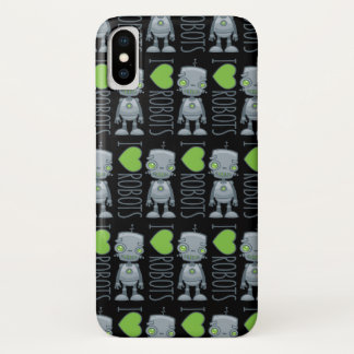 I Love Robots iPhone X Case