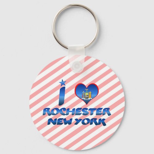 I love Rochester New York Keychain