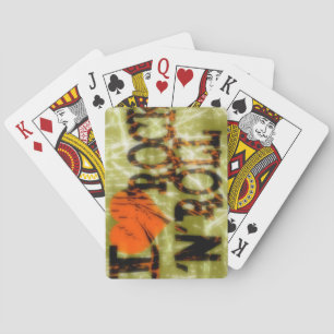 I love rock and roll poker cards