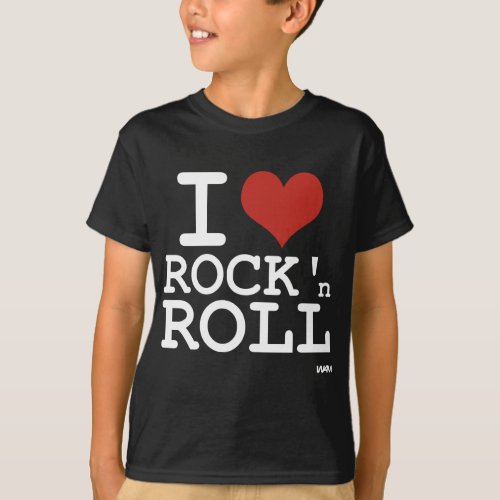 I love Rock and roll T_Shirt