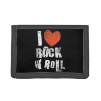 "I LOVE ROCK AND ROLL" TRIFOLD WALLET "I LOVE ROCK AND ROLL" TRIFOLD WALLET