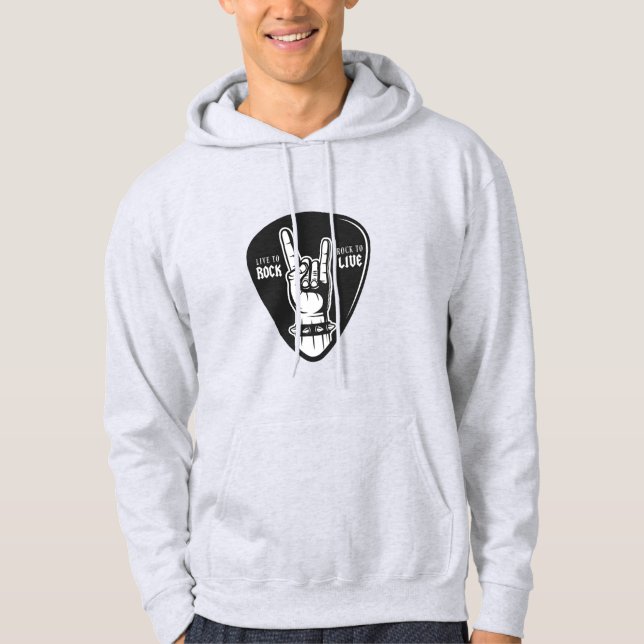 I love rock hoodie (Front)