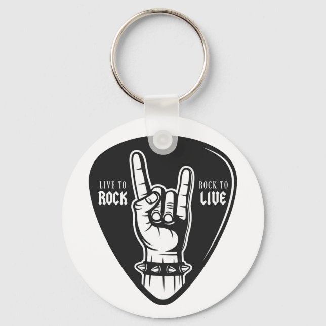 I love rock keychain (Front)