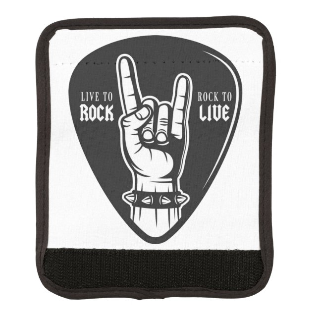 I love rock luggage handle wrap (Front)