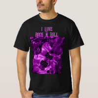 I Love Rock N Roll Electric Guitar Painting Purple