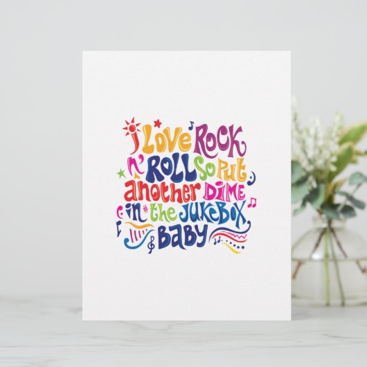 I love rock'n roll (Standing Front)