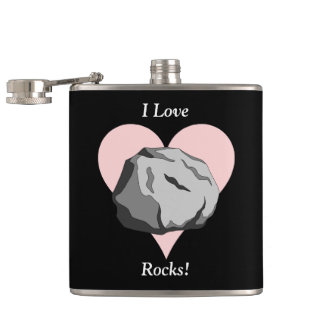 I Love Rocks! Flask