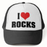 I Love Rocks - Rock Geology Geologist Lover Trucker Hat