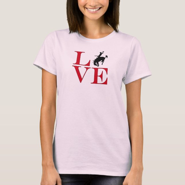 I Love Rodeo - Light Colored Tee (Front)