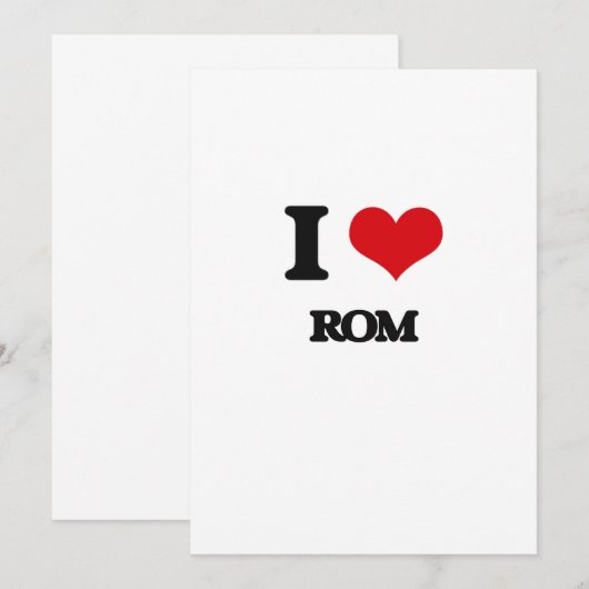 I Love Rom (Front/Back)