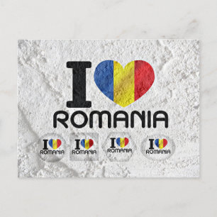 I Love Romania Postcard
