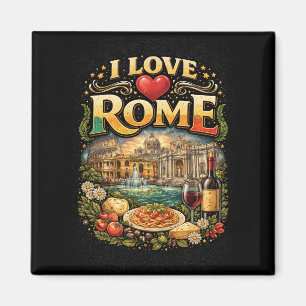 I Love Rome Magnet