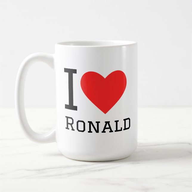 I love ronald coffee mug (Left)