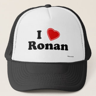 I Love Ronan Trucker Hat