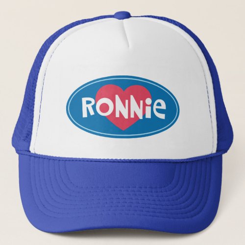 I Love Ronnie Trucker Hat