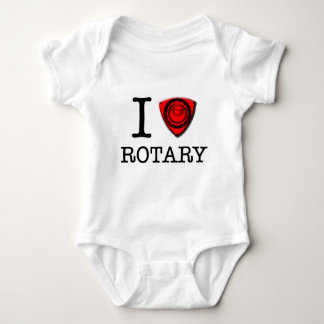 I love Rotary Engine Baby Bodysuit