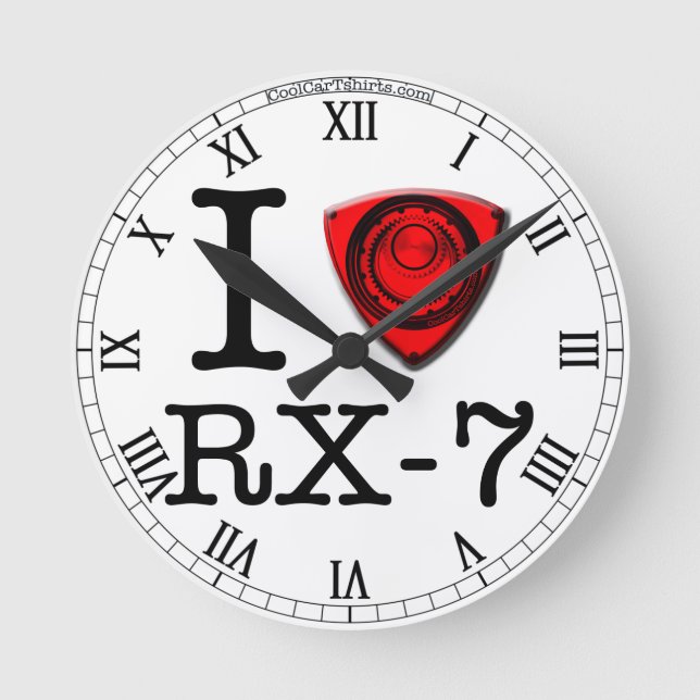 I love Rotary engine - Clock (Front)