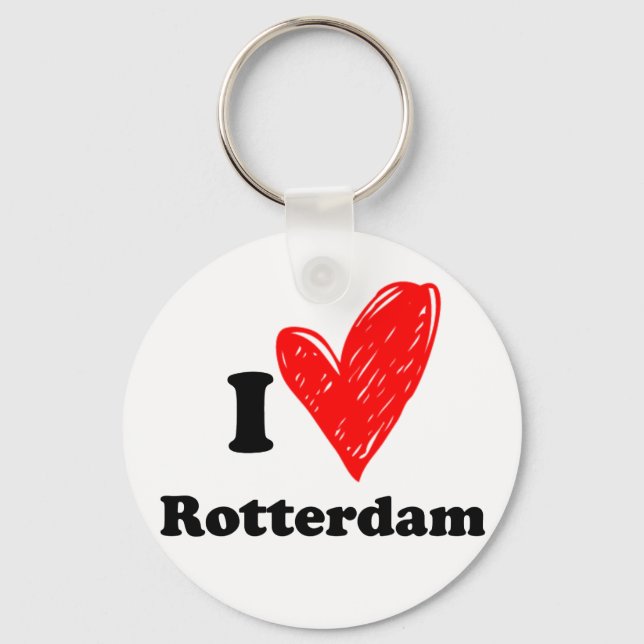 I love Rotterdam Keychain (Front)