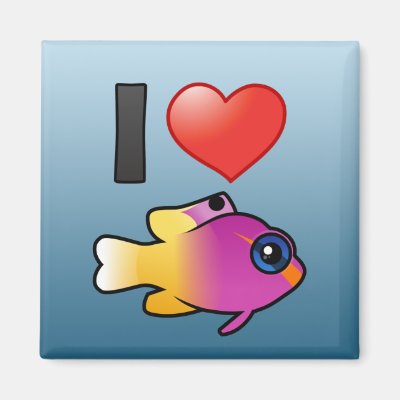 I Love Royal Gramma Magnet