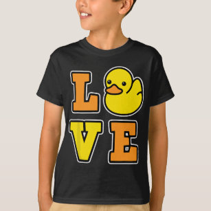 I Love Rubber Ducks for Duck loving Men and Women  T-Shirt