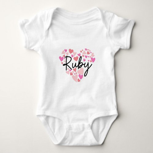 I love Ruby Baby Bodysuit