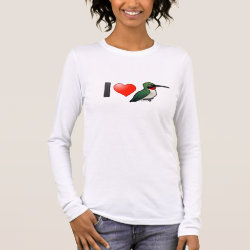 I Love Ruby-throats Women's Basic Long Sleeve T-Shirt