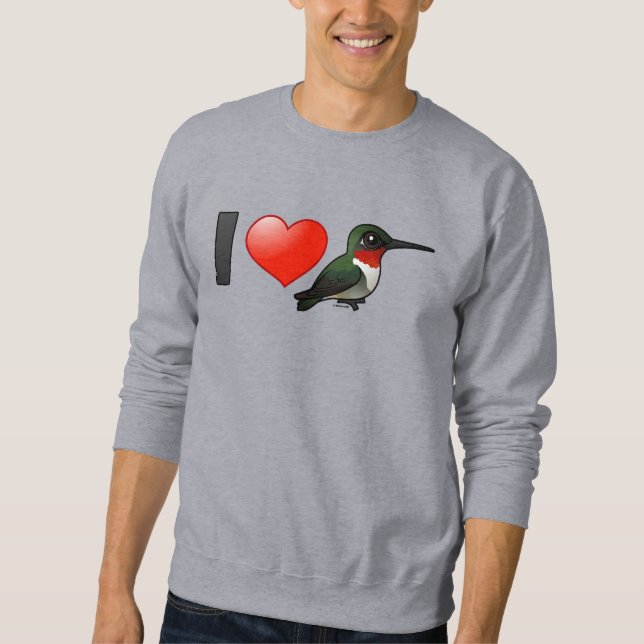 I Love Ruby-throats Sweatshirt (Front)