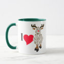 I Love Rudolph The Reindeer Mug