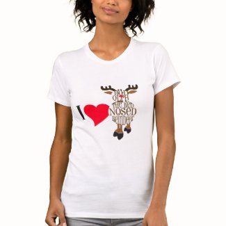I Love Rudolph The Reindeer T-Shirt