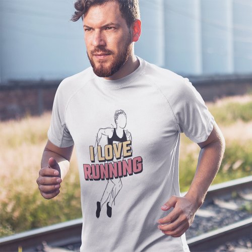 I Love Running  Running Lover T_Shirt