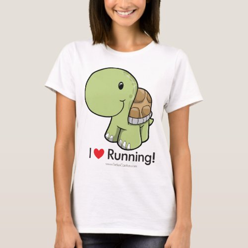 I Love Running _ Turtle T_Shirt