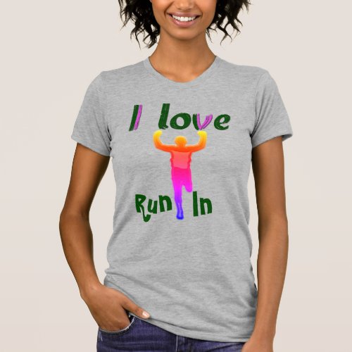 I Love Running with Compassion  T_Shirt