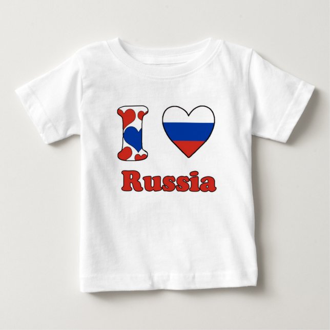 I love Russia Baby T-Shirt (Front)