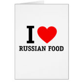 I Love Russian Food (Front)