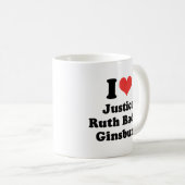 I LOVE RUTH BADER GINSBURG - .png Coffee Mug (Front Right)